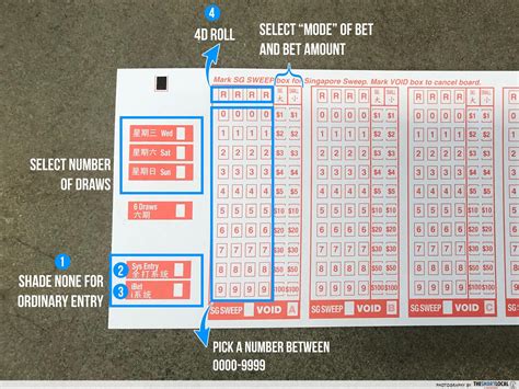 Placing 4D bets online .